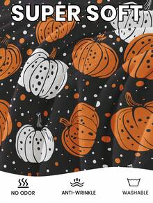1pc Autumn Flannel Blanket, Single-Sided Print, Soft & Lightweight, Cartoon Pattern, Comfortable & Easy To Care, Multi-Purpose Blanket, Suitable For Bedroom, Sofa, Study And Dorm, Room Decor, Autumn Home Decor, Ideal Autumn Gift, Perfect Birthday Gift - Multicolor - View 6