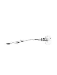 1 Pair Fashion High-End Minimalist Personalized Twisted Knot Rimless Square Metal Decorative Glasses - Multicolor - View 7
