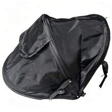 Universal Sun Umbrella Canopy, Quick Installation Design, Sturdy And Lightweight Folding Structure, Suitable For Beach Camping, BBQ, Fishing - Black - View 7