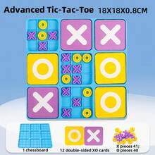 Color Matching Grid Board Game,2 Player Battle Early Education Brain Teaser Toy,Logical Thinking Training Puzzle For Toddlers 3 Year+,Birthday Holiday Gift - Multicolor - View 12