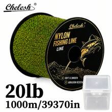 Chelesh Spotted Fishing Line, 1000m/39370in, Invisible Camouflage Monofilament Nylon Line, High Strength, Fast Water Cutting, Suitable For Hunting And Fishing - Multicolor - View 13