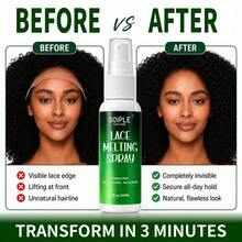 GOIPLE 60ml Lace Wig Spray, Fast-Bonding Wig Edge Melting Spray, Seamless Effect Lace Wig Adhesive Spray, Strong Invisible, Specially Designed For Lace Wigs - G-60ml-melting-spray - View 8