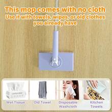 Multipurpose Disposable Cleaning Cloth - Hands-Free Wet & Dry Use, Suitable For Kitchen, Bathroom, Glass Cleaning - Essential Household Cleaning Tool - Multicolor - View 5