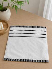 1pc/2pcs Luxury Bamboo Fiber Towel Set – Soft, Fluffy, High Absorbency, 2-Piece Set Includes Bath Towel And Hand Towel, Perfect For Bathroom, SPA, Gym, Hotel Quality - White - View 11