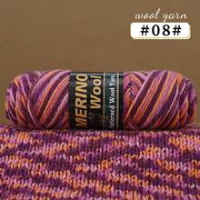 4pcs 400g Merino Knitted Yarn, Sectional Dyed, Medium Weight, Knitting Yarn For Handmade Sweaters, Cardigans, Hats, Shawls - 4-piece Pack - View 16