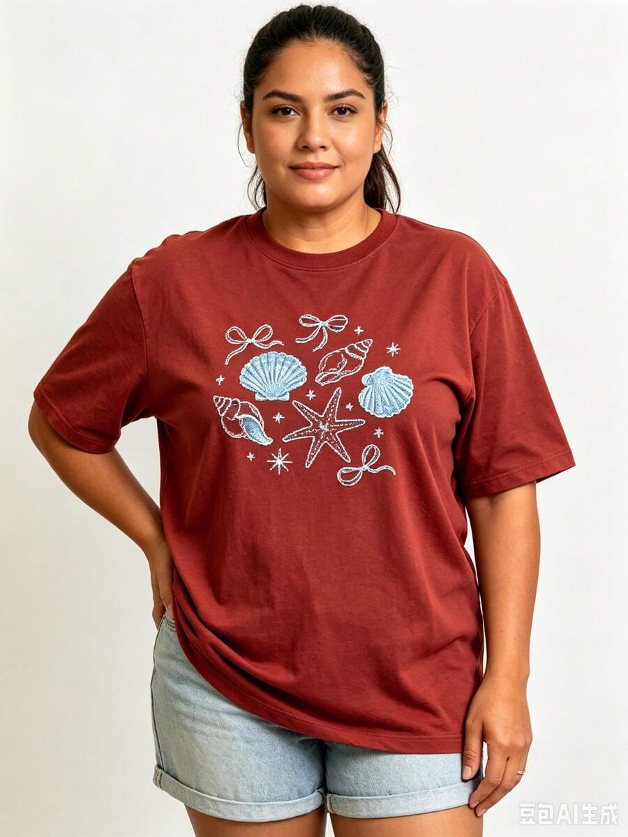Women Senior T-Shirts & Tops - Red - View 1