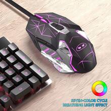 MageGee 1pc G10 Wired Gaming Mouse, 7-Color Breathing Backlight Gaming Mouse, 6-Level Adjustable DPI (Up To 3200 DPI), Ergonomic Optical Computer Mouse With 7 Buttons, Suitable For Windows PC Gamers - Black - Black - View 9
