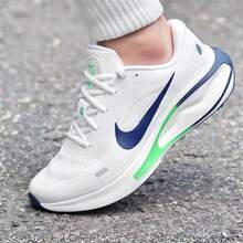 Nike New Casual Sports Shoes JOURNEY RUN Men's Breathable Cushioned Running Shoes - White/Blue-green - View 10