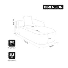 Modulares Kompressionssofa Aus Chenille-Stoff, Gefüllt Mit 30D Hochelastischem Schaumstoff. Leicht Zu Bewegen Und Mit Rutschfestem , Ideal Für Wohnzimmer Und Andere Räume.Gray - Grey - View 8