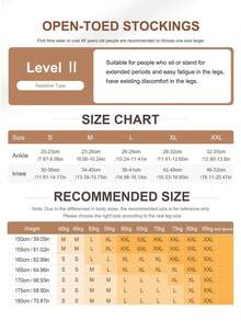 Cofoe Open Toe Compression Socks For Women & Men Circulation 23-32mmHg Is Best Support For All Day Wear - 23-32 MmHg - View 5