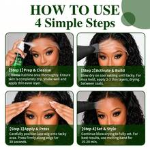 GOIPLE 60ml Lace Wig Spray, Fast-Bonding Wig Edge Melting Spray, Seamless Effect Lace Wig Adhesive Spray, Strong Invisible, Specially Designed For Lace Wigs - G-60ml-melting-spray - View 7