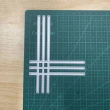 1pc Metal Cutting Die With Grid Frame Theme, Suitable For Making Decorative Handmade Cards, Journal Page Decorations, Creative Accessories And DIY Decor - 231180 - View 3