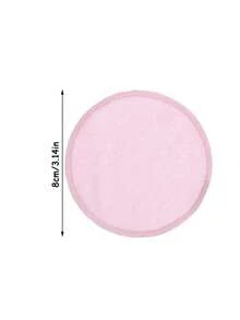 8/5/1pc Facial Cleansing Makeup Remover Pads, Soft And Comfortable, Suitable For Facial Cleansing, Washable And Reusable, Multiple Colors Available - Multicolor - View 6