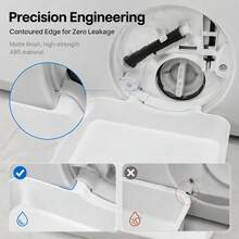 3-Piece Washing Machine Cleaning Accessories Set, Includes (Washing Machine Drain Tray With Guide Plate And Lid Opening Tool), Efficiently Prevents Washing Machine Floor Overflow - Washing Machine Parts - View 3