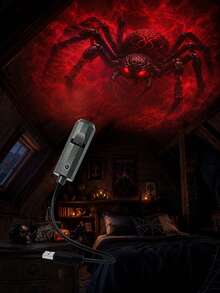 Halloween Horror Projection Light USB Powered,7 Scary Slides Ghost Bat Pumpkin Skeleton Spider Projector,Adjustable Gooseneck Lamp For Party Wall Ceiling Decor - USB Projector Light - View 8