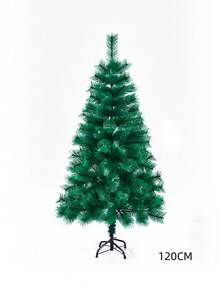1pc Artificial Christmas Tree, Faux Pine Fir Tree Holiday Decoration, With Sturdy Base Easy Assembly, Suitable For Indoor And Outdoor Decor, Flocked Green, Great For Tabletop Display, Christmas New Year Party Gift - White - View 16