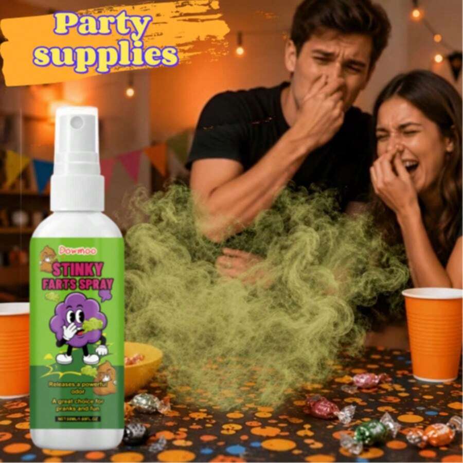 DOWMOO Fart Spray Party Interactive Toy, Realistic Fart Smell Prank Toy, Toy Series, Suitable For Various Occasions, Bring Joy Anytime And Anywhere, Create Festive Atmosphere, Holiday Prank Toy, Smelly Toy With Long-Lasting Odor, Perfect Prank Prop With Strong Effect - View 1