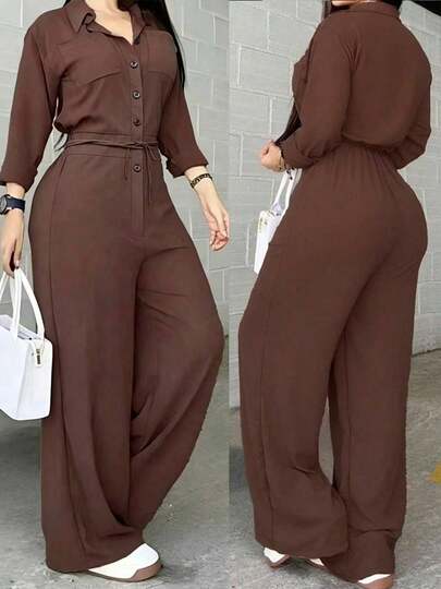 Women's Fashionable Luxury Black Long Pants With Pocket, Studded Stripe And Suspenders Detail On Side, Woven Fabric, Non-Stretch, Suitable For Casual Wear, Autumn Back To School Season, Winter