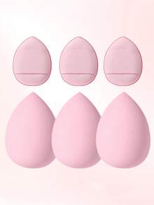 6/41Pcs Complete Makeup Tool Set,25Pcs Soft Makeup Brushes, Portable Cosmetic Bag, Brush Cleaning Bowl, Powder Puffs & Makeup Sponges, Multipurpose Travel‑Friendly Daily Facial Makeup Accessories - Pink - View 12