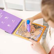 Melissa & Doug & Doug Water Wow! Makeup & Manicures,Space Water-,Occupations -Water Reveal Travel Book | Activity Pad | 3+ | Gift For Boy Or Girl - Multicolor - View 3