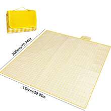 Outdoor Camping Blanket, Waterproof Picnic Mat, Portable Lightweight Foldable Durable Multifunctional Seat Cushion, Essential For Spring And Summer Picnics, Camping, Hiking, And Outdoor Adventures. - B - View 3