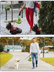 1/3Pcs Hands‑Free Dog Poop Bag Holder Hook, No‑Knot Waste Bag Fastener Clip, Pet Leash Mounted Poop Bag Dispenser, Portable Dog Waste Bag Bracket, Walking Accessory For Puppy & Adult Dogs, Outdoor Pet Cleaning Supplies - View 6