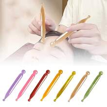 4PCS Column-Shaped Massage Pens Manual Massager, Durable Home Relaxation Gua Sha Sticks, Suitable For Face, Hands, Feet And Full Body Soothing Care Wellness Tool, Random Color - Multicolor - View 2