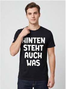 Camiseta con eslogan divertido, Camisetas de hombre, Ropa de verano, Ropa urbana, Camisetas de algodón, Camisetas de mujer, Estilo de los 90, Regalos para el Día del Padre, Ropa para festiva - Negro - Ver 4