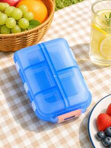 Portable Travel Pill Box, Dust-Proof & Moisture-Proof Reusable Medication Storage Box, Unisex, Suitable For Storing Vitamins - Multicolor - View 3