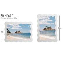 Mosearon 3pcs/1pc Wavy 30x40cm Photo Frame, 12x16in Certificate Frame, A4 Poster Frame, A4 Art Frame, Acrylic Transparent Panel, Suitable For Living Room, Bedroom, Office, Gallery Wall Decor - 1515 Wavy - View 32