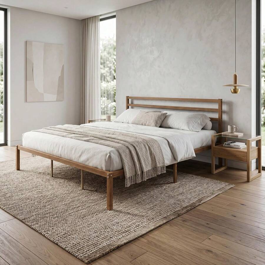 Bed Frames - Coffee Brown - View 1
