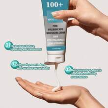Krim Pelembap Hyaluronic PDRN, Hidrasi Mendalam, Mengunci Kelembapan, Meningkatkan Kilau dan Kekenyalan, Dengan Kolagen Terhidrolisis, 60g - Collagen - View 4