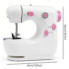 1pc Beginner Sewing Machine, Mini Portable Sewing Machine, Suitable For Beginners, A Complete Set Of Quick Home Fabric Repair Tools, Also A Great Helper For DIY Craft Enthusiasts. - Multicolor - View 11