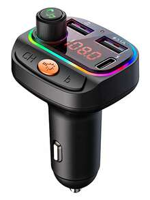 3.1A Car MP3 Bluetooth Player & Multi-USB Car Charger - A - View 1