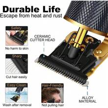 Beard & Mustache Trimmers - Faucet Lcd Gold - View 4