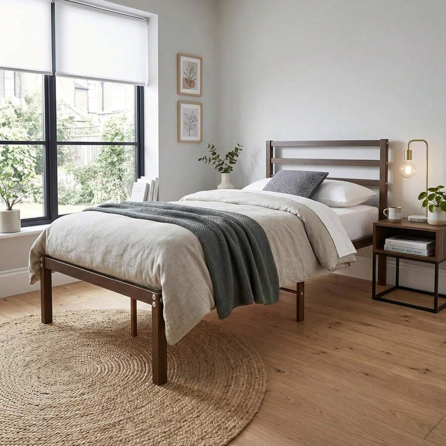 Sofa Bed Frame - Coffee Brown - View 1