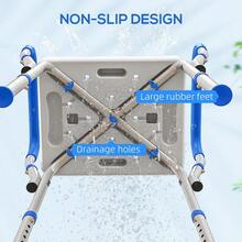 Portable Shower Stool Non‑Slip Shower Chair For Elderly - Dark Blue - View 4
