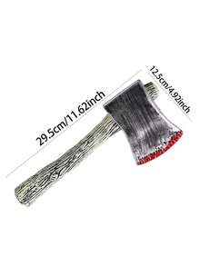 1 buah Pisau Berdarah Realistis untuk Halloween, Perlengkapan Foto Pesta, Pisau Dapur Plastik, Pisau Lancip, Golok dan Sabit Berdarah, Perlengkapan Foto Booth Pesta - MultiWarna - View 8