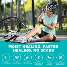 Hydrocolloid Roll For Wound Care, Hydrocolloid Bandages With Self-Adhesive, Cut-To-Size Patch Bandages, Ultra Absorbent, Waterproof - View 3