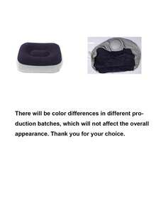 1/2pcs Inflatable Footrest, Inflatable Seat Cushion, Quick Press Inflatable Travel Footrest, No Air Pump Needed, Portable Foldable Footrest Suitable For Airplane, Concert, Camping, Fishing And Other Scenes - Multicolor - View 11