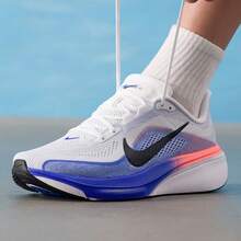 Nike Sepatu Lari Pria AIR ZOOM PEGASUS Pegasus 40 Terbaru - Putih/Biru-Oranye - View 4
