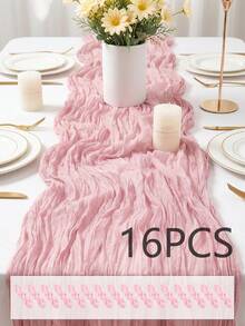 Sage Green Cheesecloth Table Runner Fall Wedding Birthday Party Home Decor - Cheese Cloth - View 42