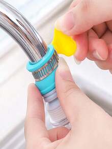 1/3pcs Flexible Extendable Faucet Water Purifier, Anti-Splash Water Spray, Household Tap Water Impurity Filter, Water-Saving Connector - Multicolor - View 7