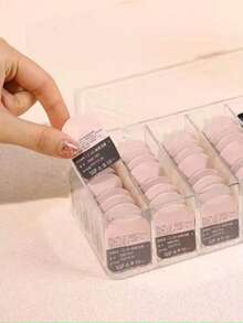 1 hộp đựng kính áp tròng dùng một lần hàng ngày, hộp đựng trong suốt chống bụi dung tích lớn có nắp đậy - Trong sáng - Xem 4