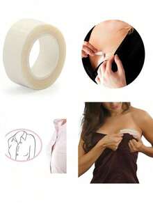Anti-Transparent Double-Sided Body Tape, Suitable For Clothing Chest Adhesion, Self-Adhesive Double-Sided Body Tape, Invisible Lingerie Clothing Shirt Tape, Transparent Lingerie Tape, Anti-Exposure Invisible Breast Tape, Suitable For Women's Body Skin - Multicolor - View 8