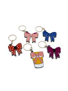 1pc Cute Bow/Gift Can Opener Keychain, Portable Soda And Beer Can Opener, Easy Pull Tab Opener, Suitable For Outdoor Camping, Bag Charm, Home Essentials, Gift For Friends And Family, Home Decor, Kitchen Utensils, Autumn Decoration, Party Favors, Christmas Decoration - Multicolor - View 6