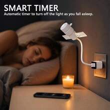 USB Star Projector With 25 HD Glass Projection Slides For Bedroom | HD Projection, Adjustable Brightness, USB Powered, Flexible Gooseneck, Bedroom Ceiling Decor - White - View 6