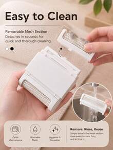 Double-Sided Manual Fabric Lint Remover And Pet Hair Remover, Portable And Easy To Use, Suitable For Sofas And Sweaters, Reusable, Designed To Care For Your Clothes - Multicolor - View 3