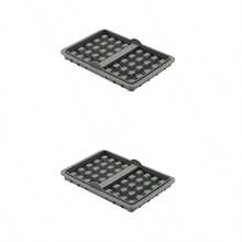 2 Packs Silicone Waffle Molds For Dual Basket Air Fryer, 2 Sizes Classic & Mini Belgian Waffle Tray Insert, Non-Stick Reusable Baking Pan Compatible With AF400 AF451 AF500, Heat Resistant Air Fryer Accessories - View 14