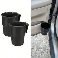 2 Penjepit Gelas Ventilasi Udara Mobil yang Dapat Diatur - Penjepit Minuman Dua Lapis Anti Selip Tahan Lama untuk Dipasang di Ventilasi Udara atau Dasbor Cocok untuk Ponsel Dirancang untuk Penggunaan di Dalam Mobil (Untuk Ventilasi Udara) - Beraneka warna - View 2